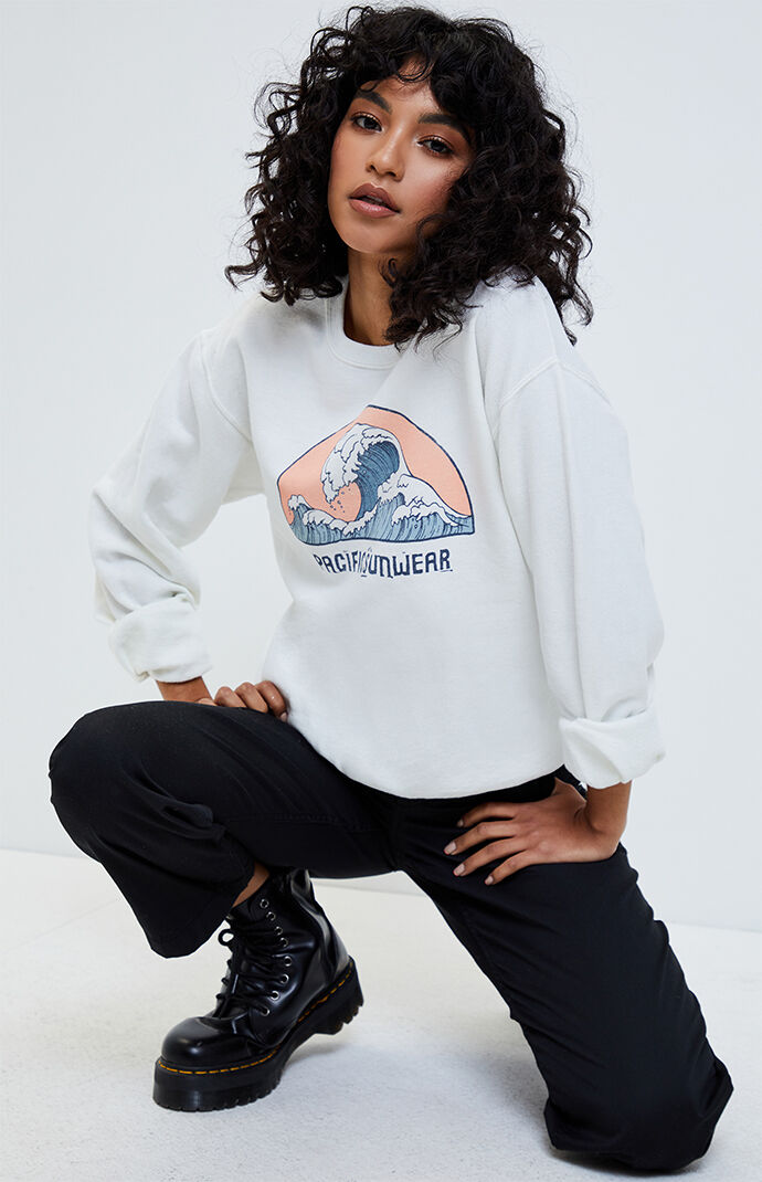 pacsun wave sweatshirt