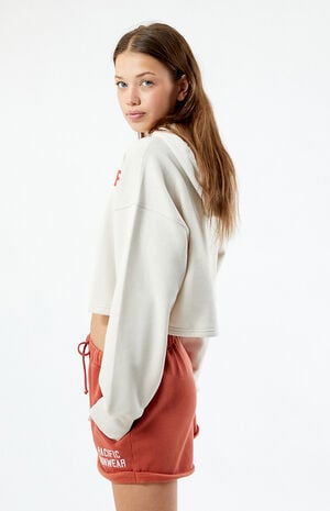 Pacific Sunwear Cropped Boxy Hoodie image number 3