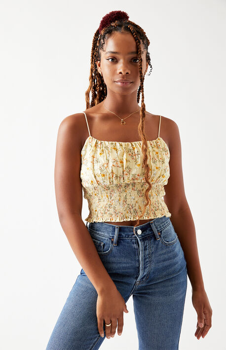 Smocked Bodice Cami Top