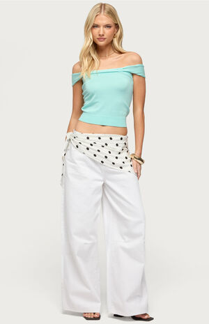 Sami Off Shoulder Knit Top image number 4