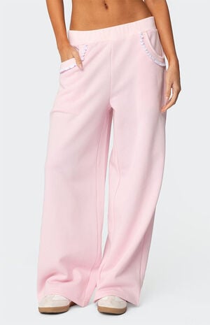 Ashtin Ruffle Trim Sweatpants image number 2