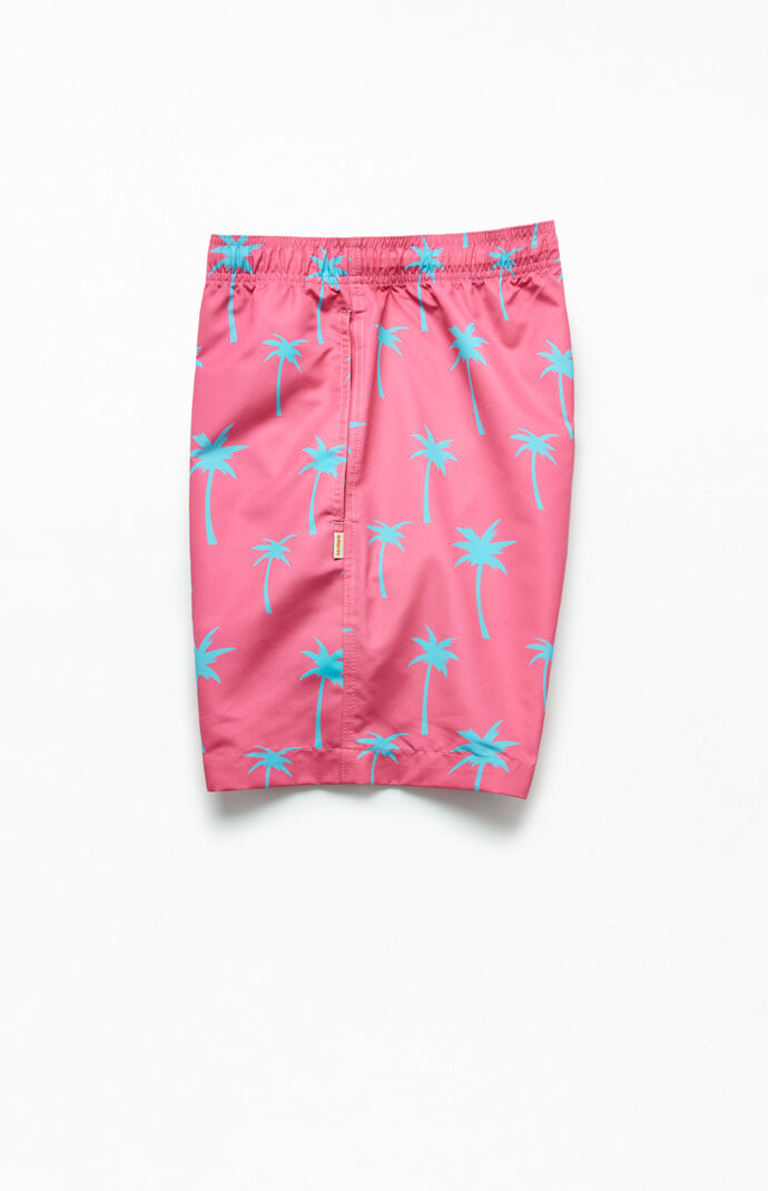 Palm Tree 17" Swim Trunks