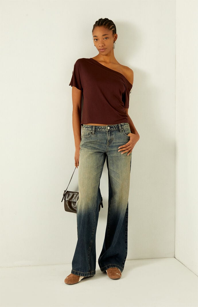 Your Favorite Jade Off-The-Shoulder Top