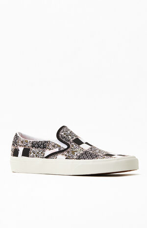 Patchwork Classic Slip-On Shoes image number 1