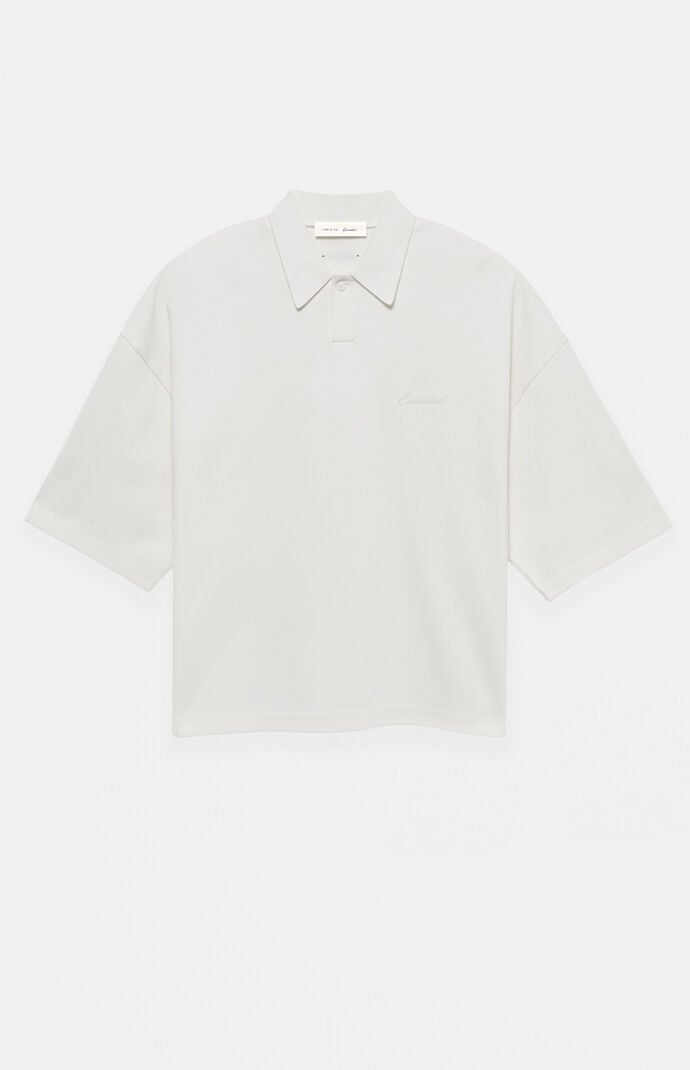 Fear of God Ivory Signature â90s Cropped Polo Shirt