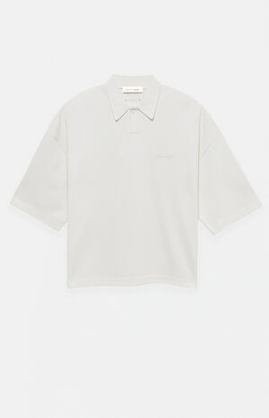 Ivory Signature &rsquo;90s Cropped Polo Shirt image number 1