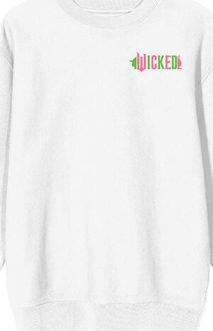 Wicked Part One Elphaba & Glinda Crew Neck Sweatshirt image number 2