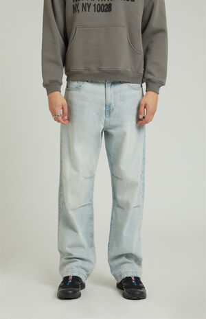 Light Indigo Dart Baggy Jeans image number 2