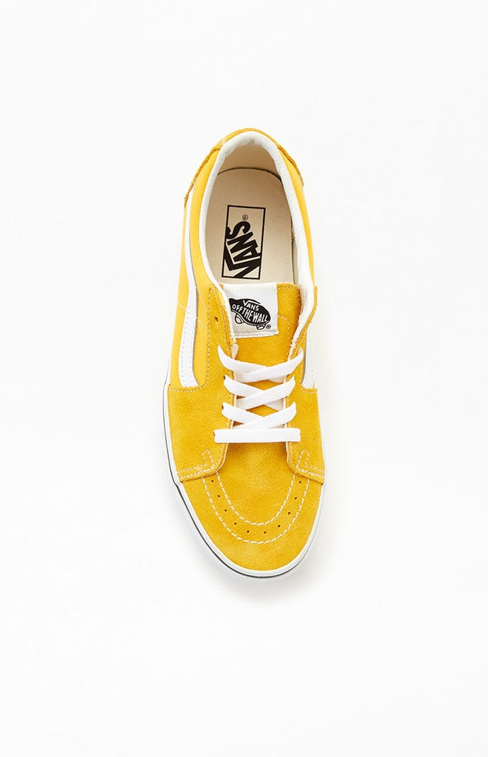 Yellow vans pacsun hot sale