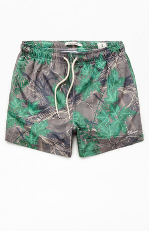 Woodland Camo AOP 4.5" Swim Trunks image number 1
