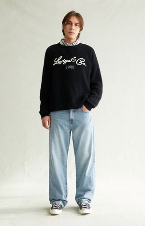 Dylan Baggy Jeans Medium Indigo image number 1