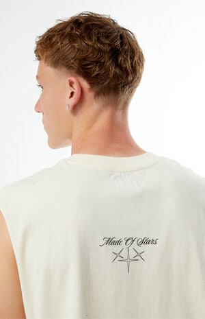 Stars Cutoff Muscle Tank Top image number 2