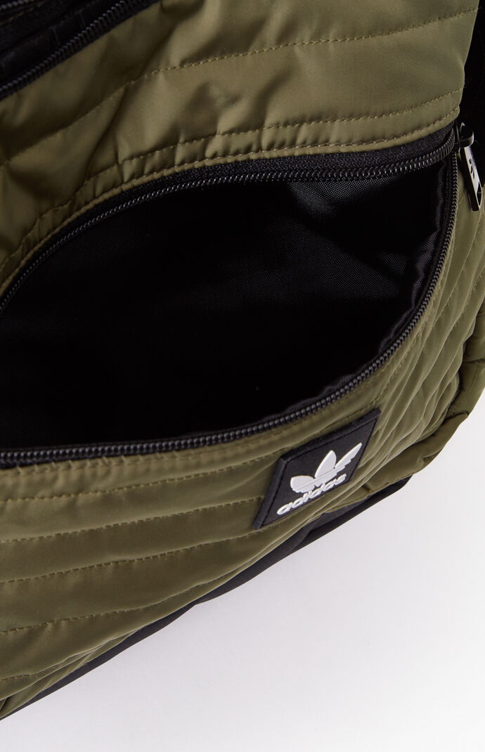 Originals Olive Quilted Trefoil Backpack