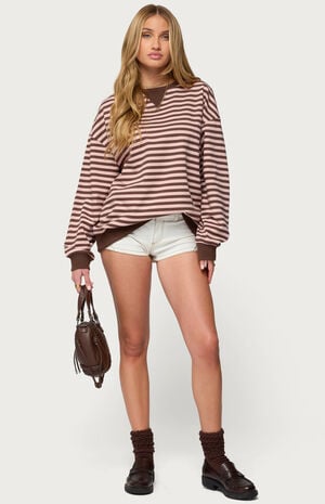 Onda Striped Sweatshirt image number 5