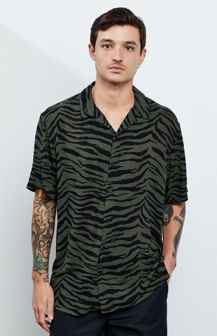 Harold Animal Print Camp Shirt