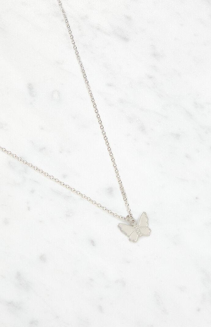Pacsun butterfly sale necklace
