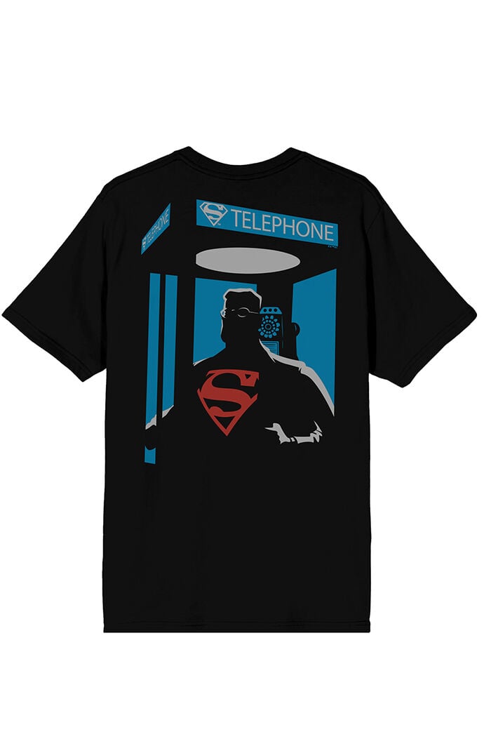 Superman Telephone Booth T-Shirt | Pacsun