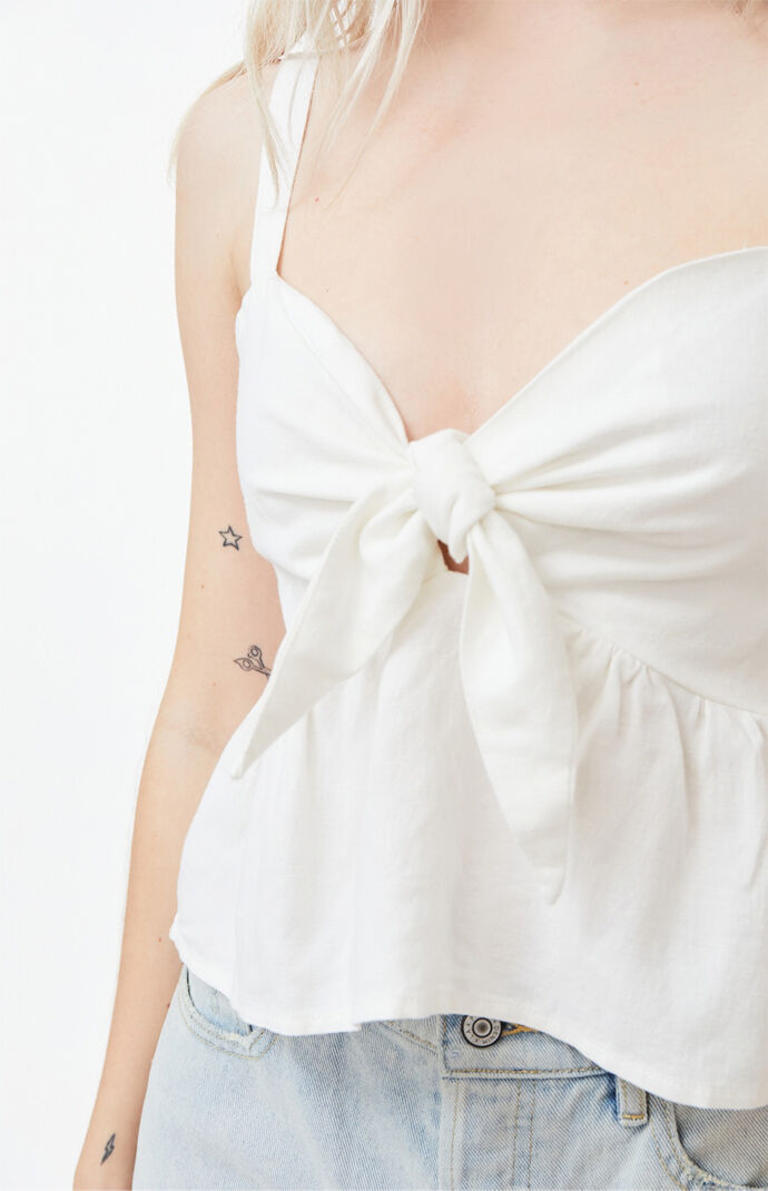 Bella Tie Front Top