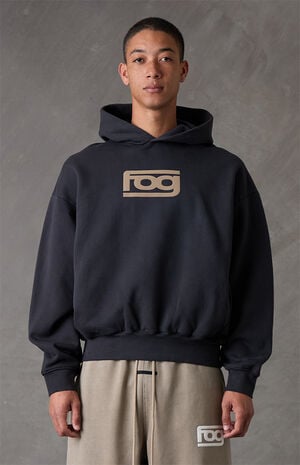 Vintage Black Racing Classic Raglan Hoodie image number 2
