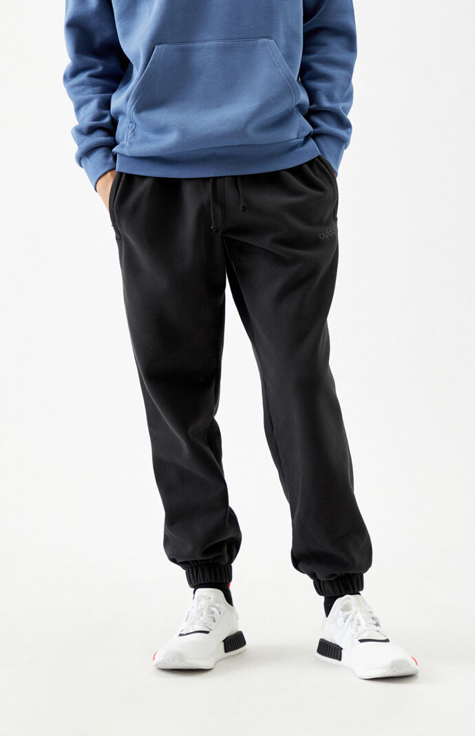 Black Overdyed Sweatpants
