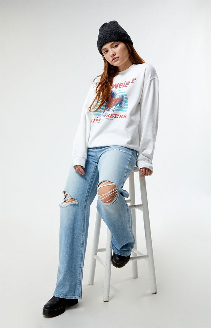 Junk Food Budweiser Crew Neck Sweatshirt | PacSun