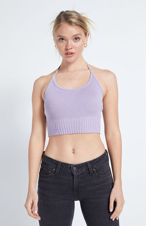 Ayana Halter Sweater Top image number 1