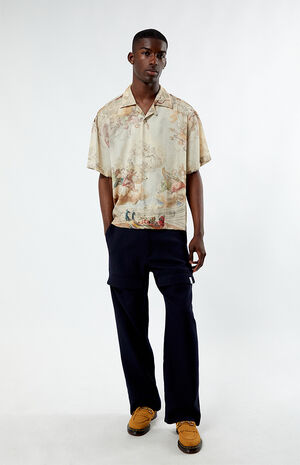 x PacSun Deliverance Cropped Camp Shirt image number 2