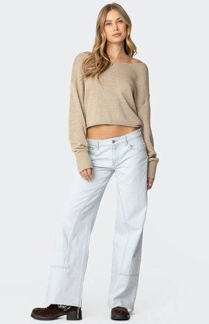Aviv Wide Neck Oversized Sweater image number 5
