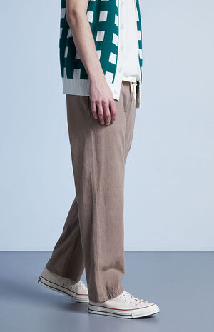 Brown Linen Pants image number 3