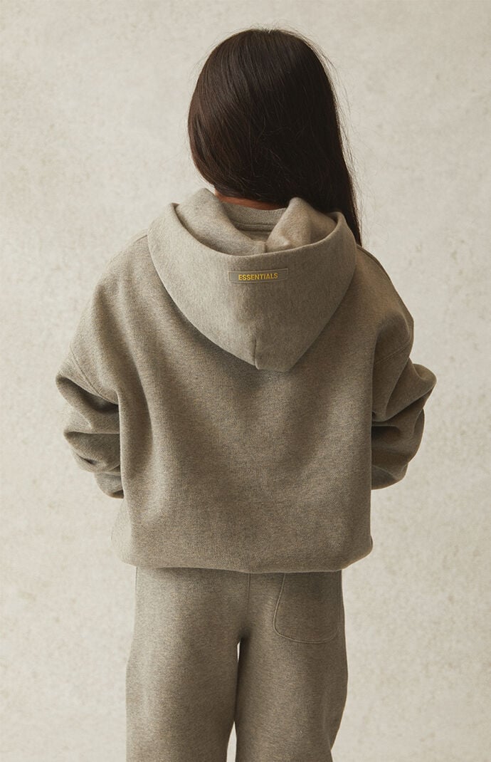 Essentials Heather Oatmeal Hoodie