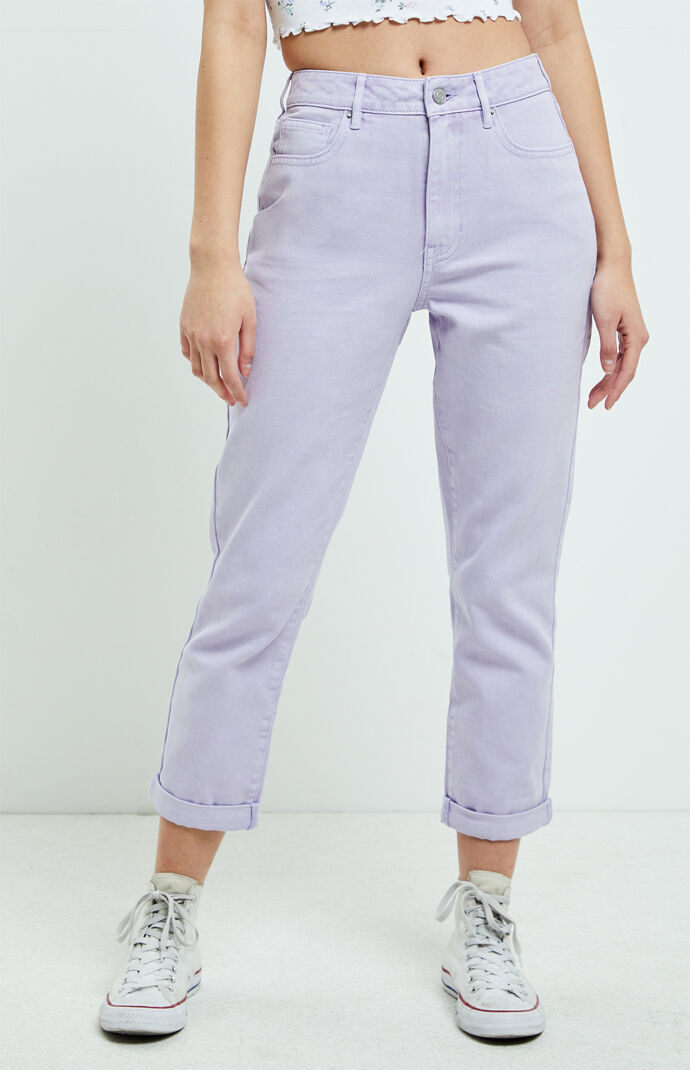 light colored mom jeans
