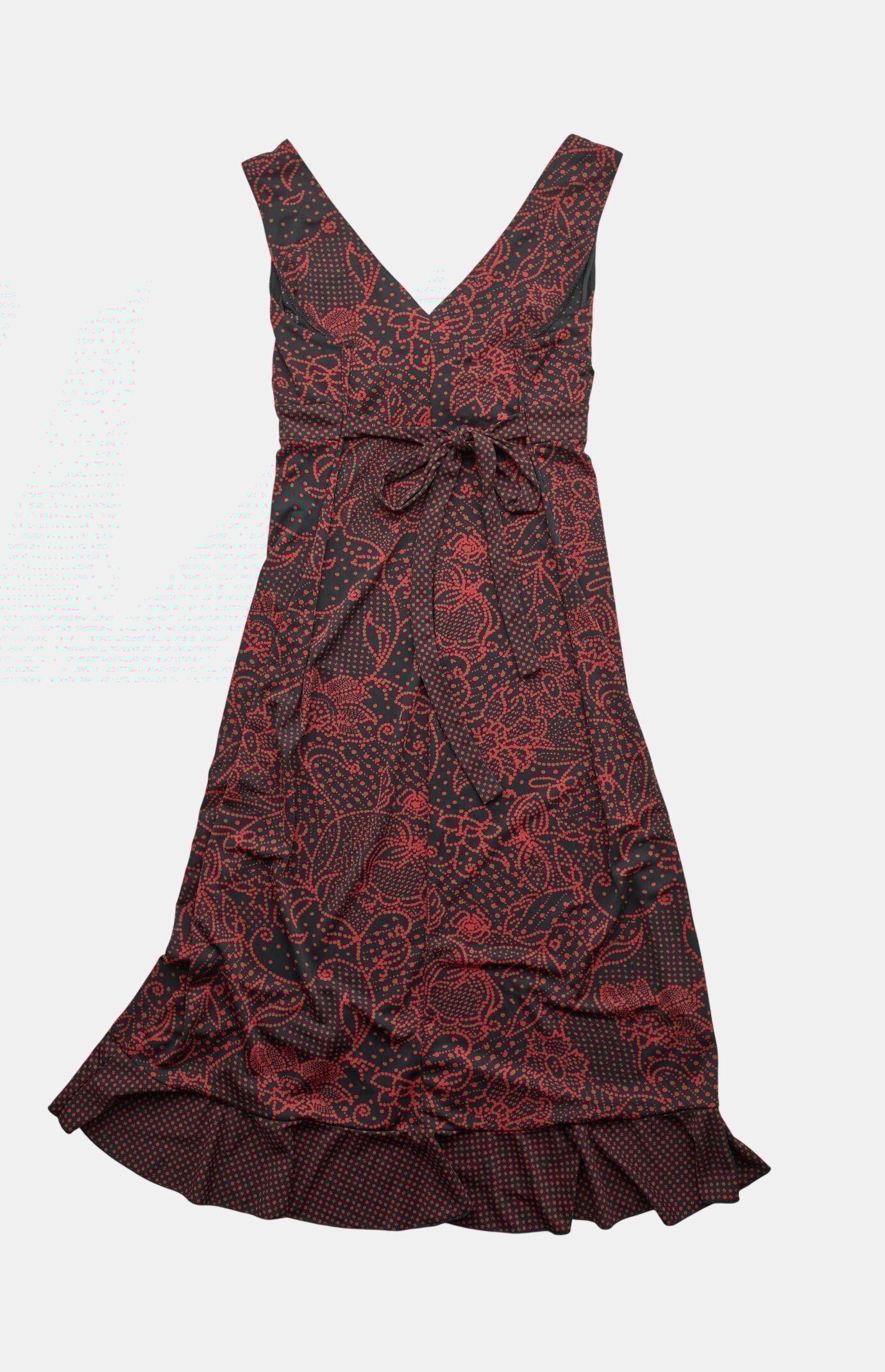 PS VINTAGE 2000s Midi V-Neck Dress