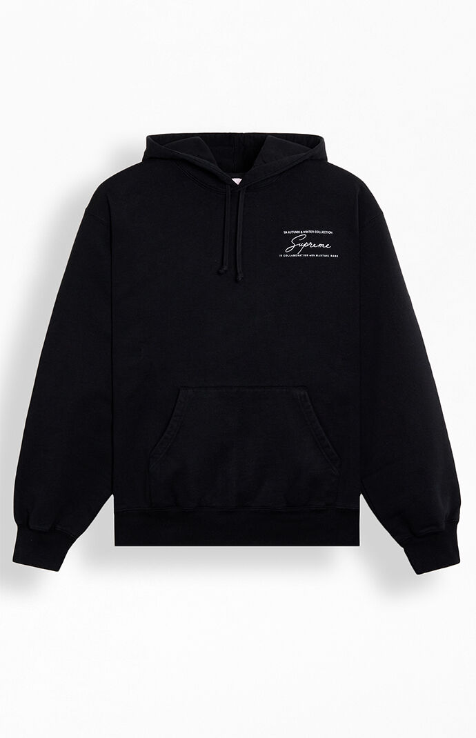 【Supreme x Martine Rose】Hooded Sweatshirt★Black★24FW★ Supreme Martine Rose Hooded Sweatshirt (FW24) - $198