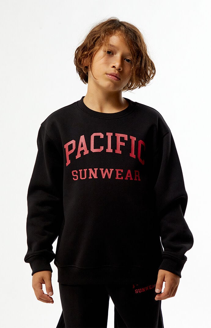 Pacsun Kids Black Crew Neck Sweatshirt