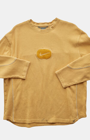 Yellow 2000s Nike Crew Neck Sweatshirt image number 2