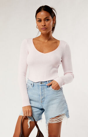 Woodland V-Neck Sweater image number 3