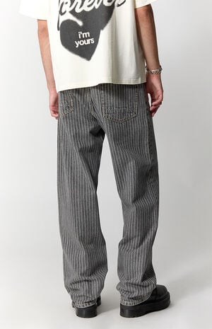 Dylan Baggy Jeans Pinstripe Gray image number 4