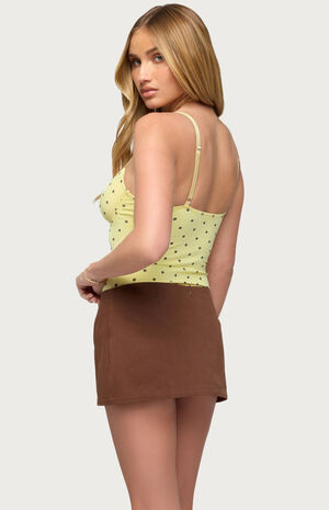 Gabriana Polka Dot Cupped Bodysuit image number 3