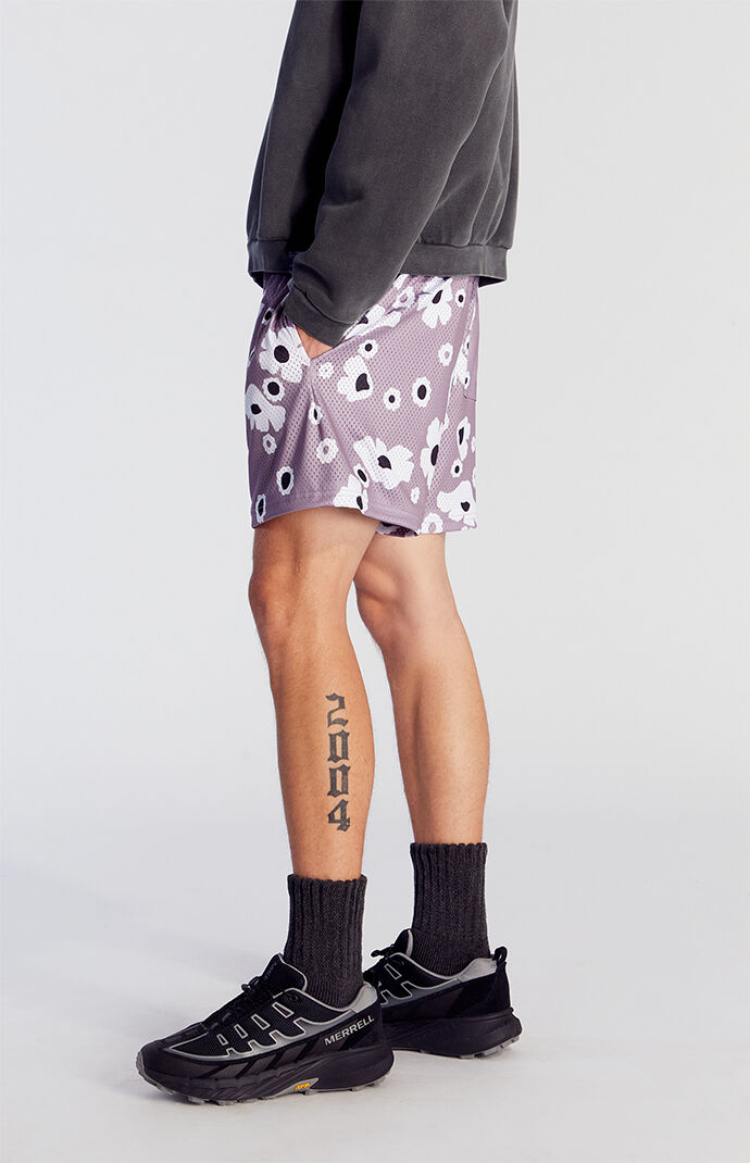 ショートパンツ Oursaysour Flower Applique waffle Bermuda pants (3 COLOR) Pacsun Floral Mesh Shorts | PacSun