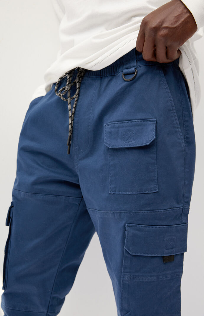 PacSun Utility Blue Slim Cargo Pants PacSun