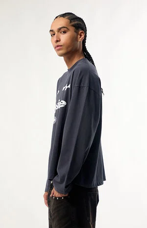 Desire Heavyweight Cropped Long Sleeve T-Shirt image number 3