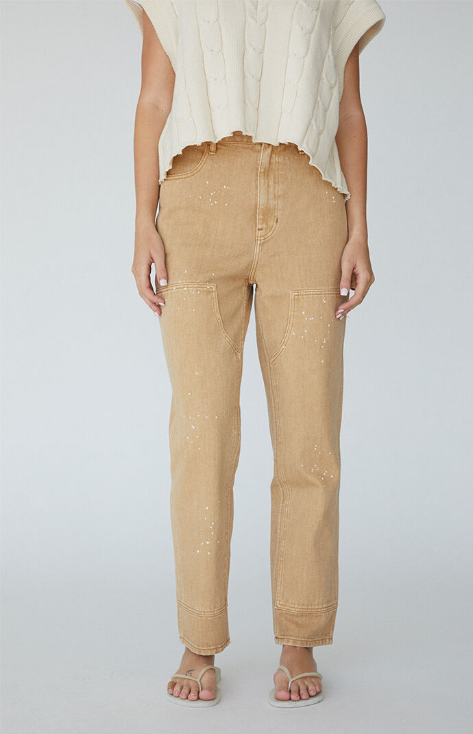 Tan Utility Cargo Pants
