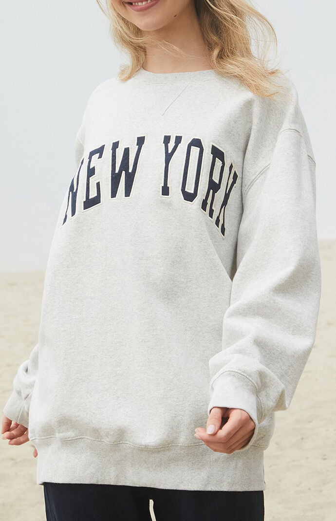 John Galt New York Embroidered Erica Crew Neck Sweatshirt John Galt New York Embroidered Erica Crew Neck Sweatshirt