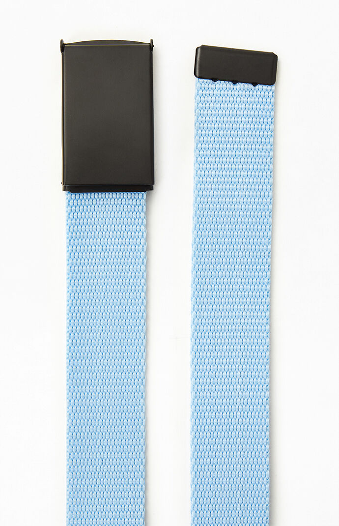 Light Blue Webbed Belt