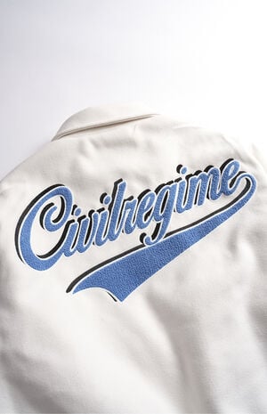 Collared Varsity Jacket Collared Varsity Jacket image number 3