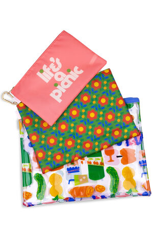 Life's A Picnic Beach Carryall Trio Bags image number 2