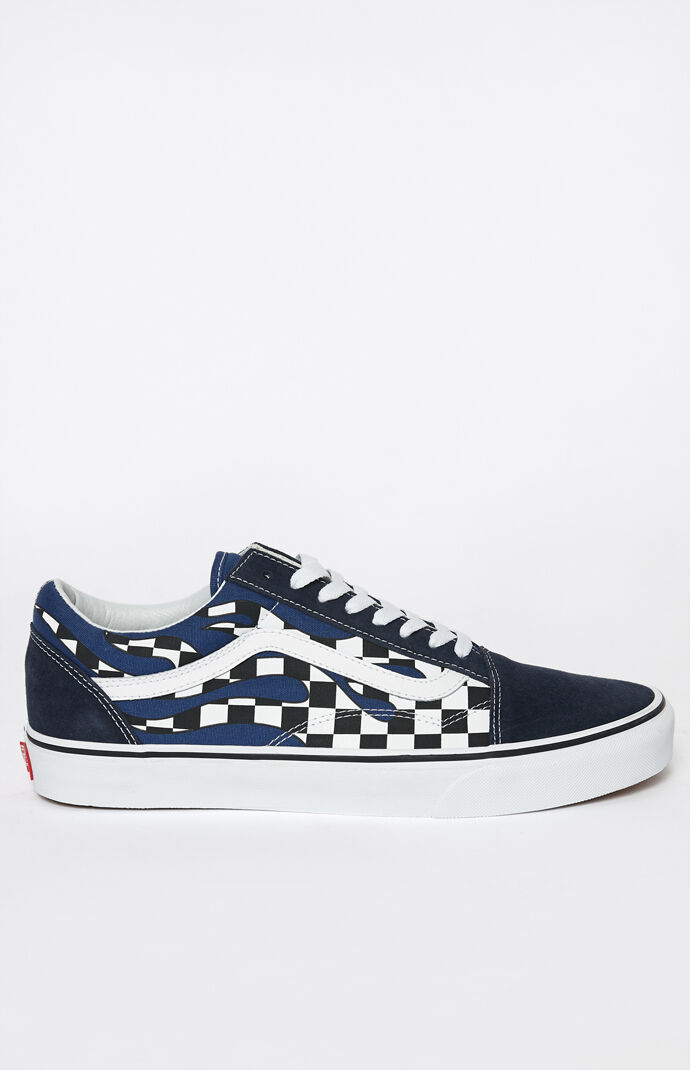 Vans Checker Flame Old Skool Shoes | PacSun Vans Checker Flame Old Skool Shoes | PacSun