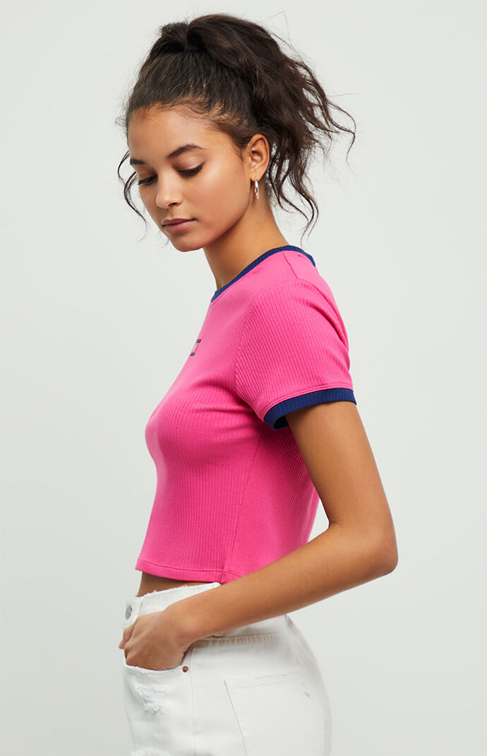 baby pink tommy hilfiger top