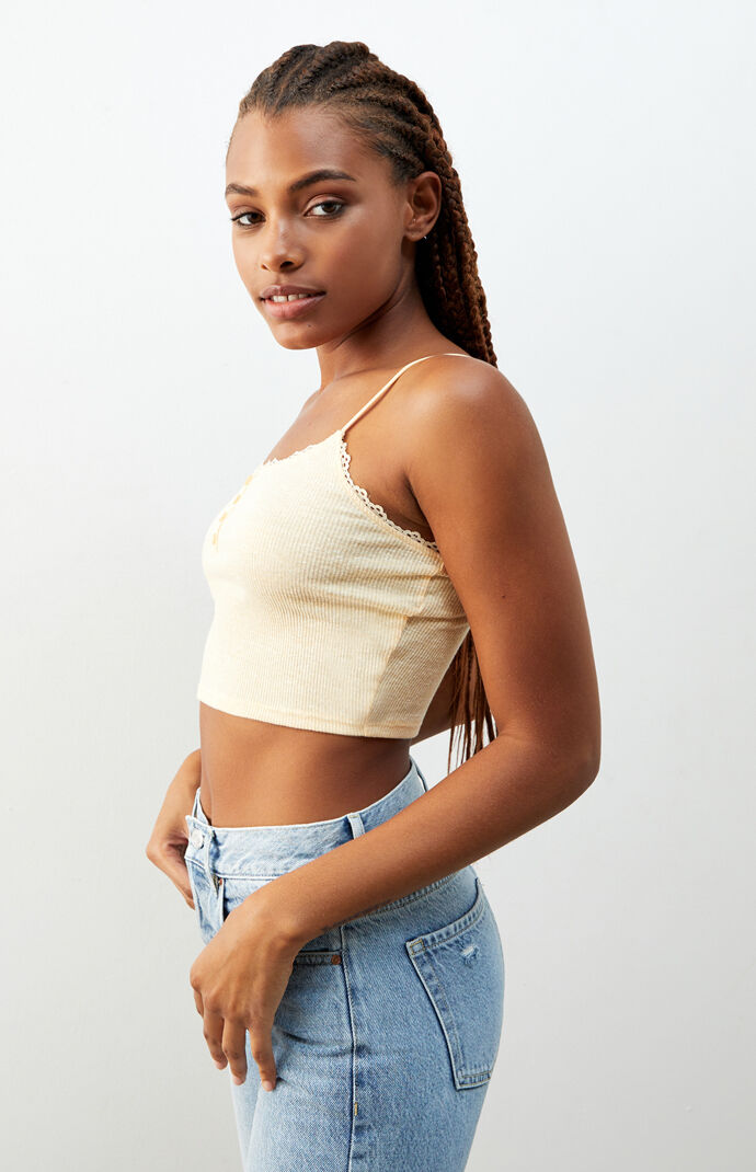 Camila Ribbed Henley Top