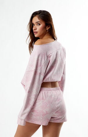 Tree Camo Fleece Shorts image number 4